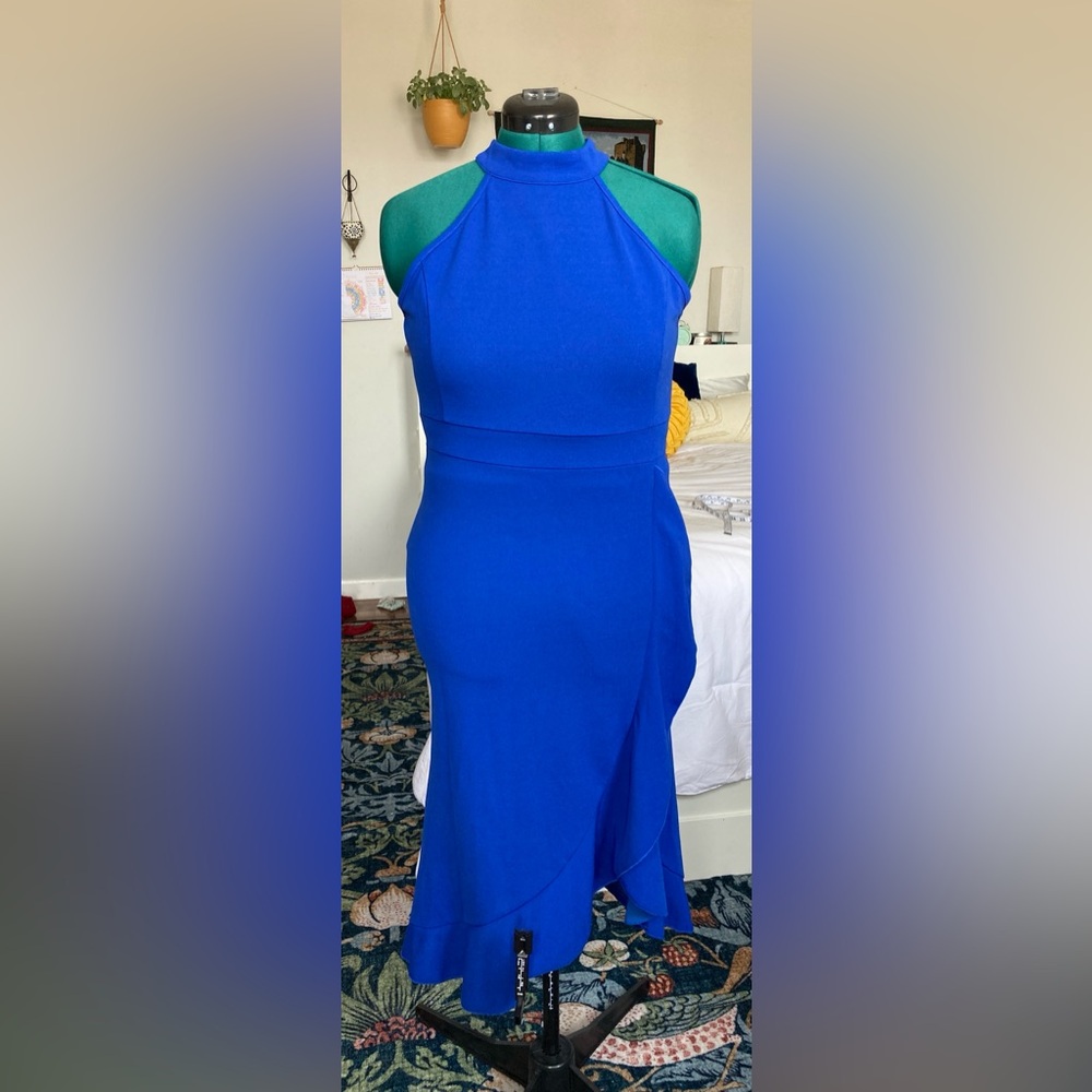 Elegant Blue Dress with original tags- Never Worn